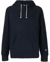 Champion - Hoodie Met Logopatch - Lyst