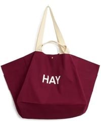Hay - Weekend Logo-Print Canvas Tote Bag - Lyst