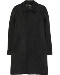 A.P.C. - Welt-Pocket Wool-Blend Coat - Lyst