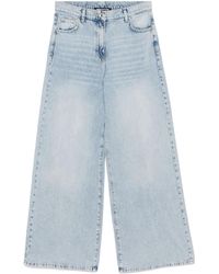 Patrizia Pepe - Jeans A Gamba Ampia - Lyst