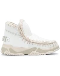 Mou - Eskimo Whipstitch High-Top Sneakers - Lyst