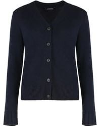 Max Mara - Cardigan mit Ellenbogen-Patches - Lyst
