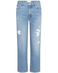 FRAME - The Hang Distressed Jeans - Lyst