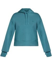 Lacoste - Logo-Appliqué Cotton Hoodie - Lyst