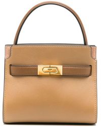 Tory Burch - Lee Radziwill Petite Leather Top Handle Bag - Lyst