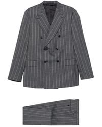 Caruso - Pinstriped Double-Breasted Suit - Lyst