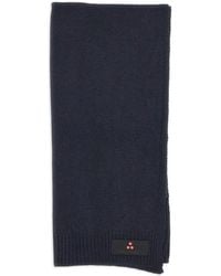 Peuterey - Adasic Ribbed Logo-Patch Scarf - Lyst