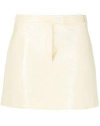 Courreges - Reedition Vinyl Mini Skirt - Lyst