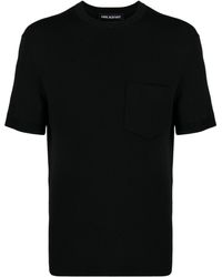 Neil Barrett - T-shirt Met Borstzak En Ronde Hals - Lyst