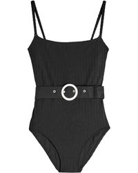 Solid & Striped - Bañador The Nina Con Cinturón - Lyst
