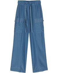 Semicouture - Wide-leg Cargo Trousers - Lyst
