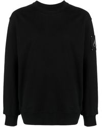 Moose Knuckles - Brooklyn Logo Plaque Cotton Sweatshirt - Lyst
