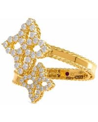 Roberto Coin 18kt Gelbgoldring mit Diamanten - Mettallic