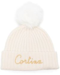 MC2 Saint Barth - Pompom Embroidered Hat - Lyst
