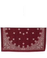 Destin - Paisley-Print Wool Scarf - Lyst
