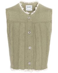 Barrie - Frayed Denim Vest - Lyst