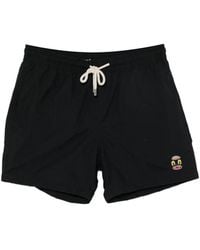 ARRELS Barcelona - Embroidered-Patch Swim Shorts - Lyst