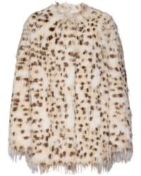 Loulou de Saison - Faux-Fur Collarless Coat - Lyst
