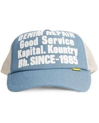 Kapital - Denim Repair Service Trucker Cap - Lyst