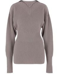 Rick Owens - Ribbed Wool Sweater - Lyst