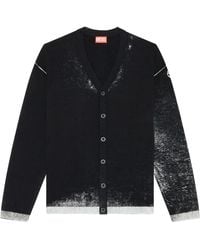 DIESEL - K-Larence-B Cotton Cardigan - Lyst
