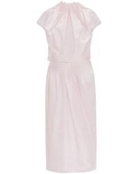 Simone Rocha - Pleated Waist Pencil Skirt - Lyst