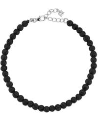 Mateo - 4Mm Lava Rock Bracelet - Lyst