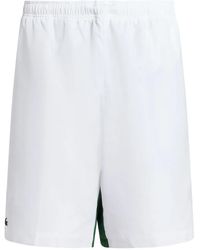 Lacoste - Shorts Sportivi Con Applicazione - Lyst