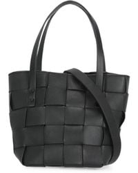 P.A.R.O.S.H. - Sac Porté Épaule En Cuir À Design Tressé - Lyst