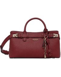 Guess - Logo-Plaque Tote Bag - Lyst