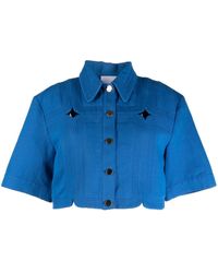 Acler - Briar Cut-out Cropped Shirt - Lyst