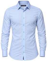 Dolce & Gabbana - Cotton Slim-Fit Long-Sleeve Shirt - Lyst