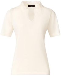 Fabiana Filippi - V-Neck Lace-Detail Top - Lyst