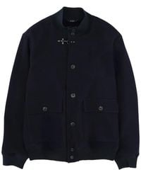 Fay - Chaqueta De Lana Con Bolsillo De Parche - Lyst