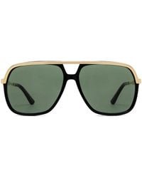 Gucci - Web Detail Navigator-Frame Sunglasses - Lyst