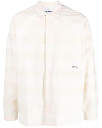 Sunnei - Stripe-pattern Cotton Shirt - Lyst
