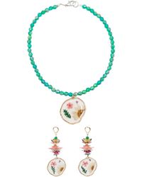 Amir Slama - ビーズ ネックレス&ピアス セット - Lyst