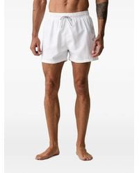 EA7 - Short De Bain À Logo Imprimé - Lyst