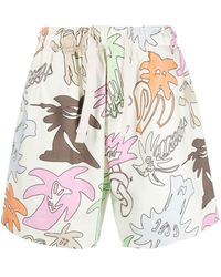 Palm Angels - Palmity-print Bermuda Shorts - Lyst