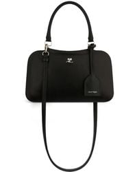 Courreges - Leather-Effect Small Shadow Bag - Lyst