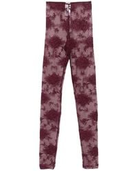 ANDAMANE - Legging À Fleurs En Dentelle - Lyst