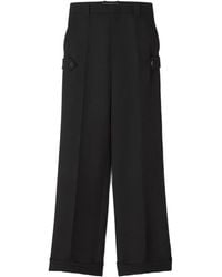 Lanvin - Button-Details Trousers - Lyst