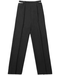 Jil Sander - Cut-Out-Detail Trousers - Lyst