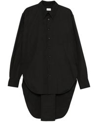 Saint Laurent - High-Low-Hem Button-Down Shirt - Lyst