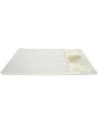 Dell'Oglio - Fringed Satin Scarf - Lyst