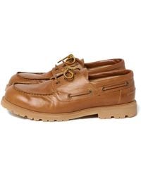 Studio Nicholson - Chaussures Bateau Guston À Bords Francs - Lyst
