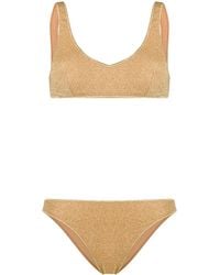 Oséree - Metallic Lurex Bikini Set - Lyst