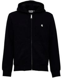 Carhartt - Mack Logo-Embroidered Zip-Up Hoodie - Lyst