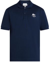 Lacoste - Printed Polo Shirt - Lyst
