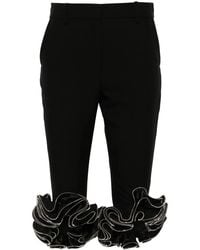 Coperni - Zip-Detail Ruffled Trousers - Lyst